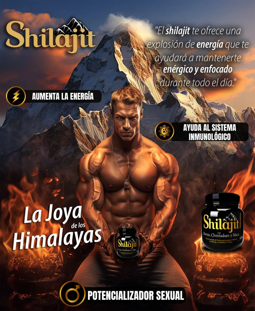 EL ORO DEL HIMALAYA SHILAJIT: ENERGIA PURA, VITALIDAD NATURAL