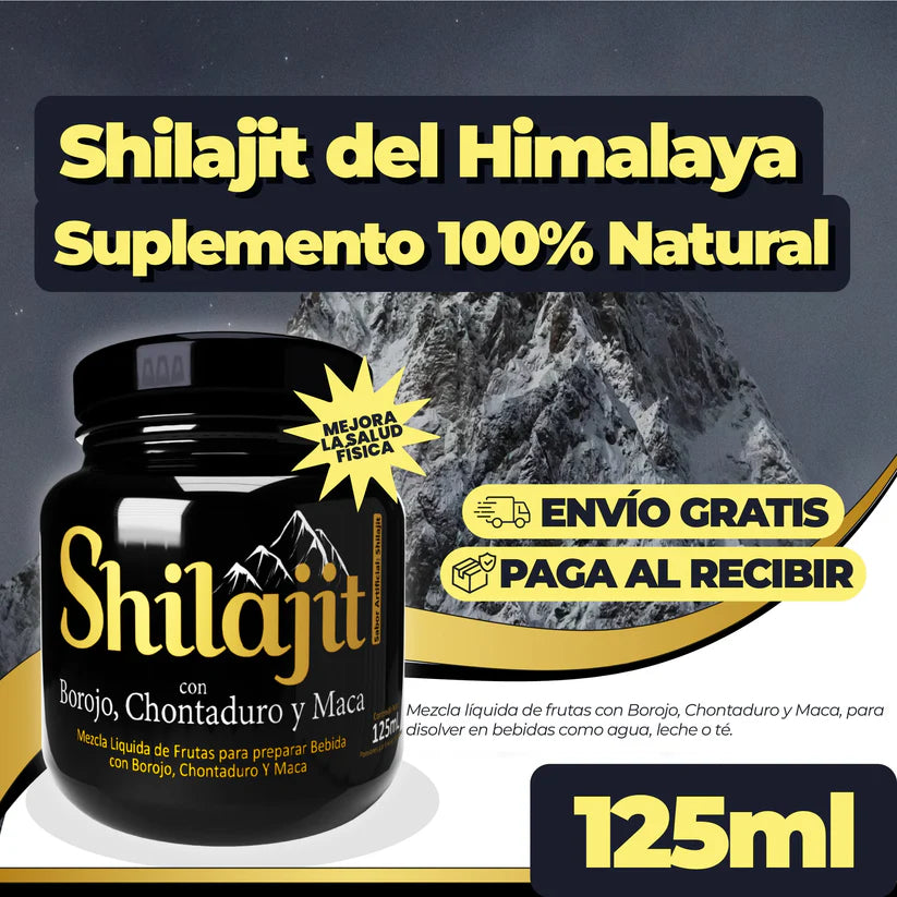 EL ORO DEL HIMALAYA SHILAJIT: ENERGIA PURA, VITALIDAD NATURAL